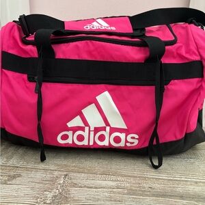 Adidas Pink and Black dufflebag
